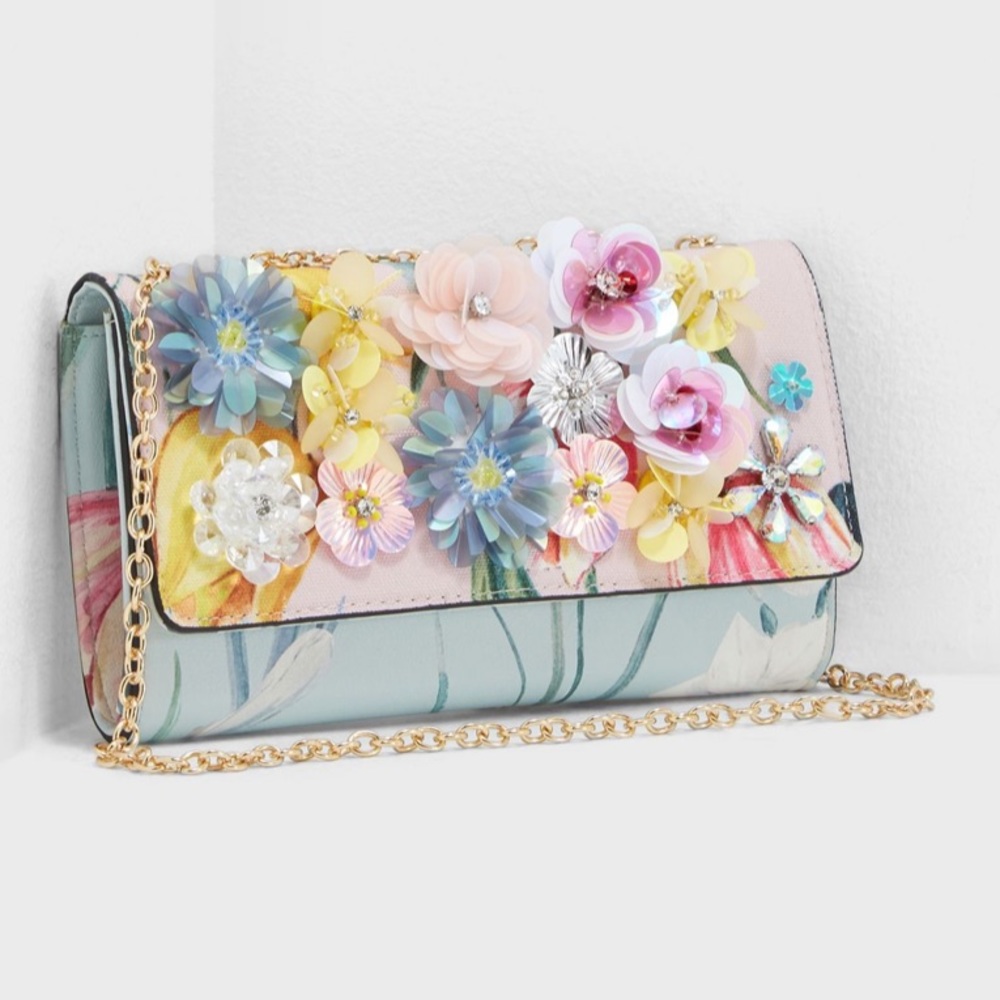 Aldo 3D Floral Purse